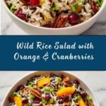 Wild Rice Salad with Orange and Cranberries Recipe