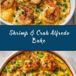 Shrimp & Crab Alfredo Bake Recipe