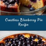 Crustless Blueberry Pie Recipe