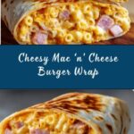 Mac ‘n’ Cheese Burger Wrap Recipe