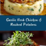 Garlic Herb Chicken with Mashed Potatoes and Glazed Carrots Recipe
