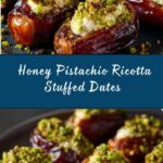 Honey Pistachio Ricotta Stuffed Dates Recipe
