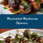 Marinated Grilled Mushroom Skewers Recipe