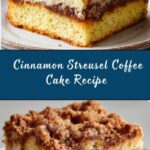 Classic Cinnamon Streusel Coffee Cake Recipe