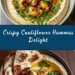 Crispy Roasted Cauliflower Hummus Recipe