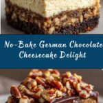 Heavenly No-Bake German Chocolate Cheesecake Recipe