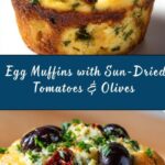 Egg Muffins with Sun-Dried Tomatoes & Kalamata Olives Recipe