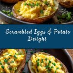 Scrambled Eggs with Grated Potato and Chives Recipe