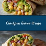 Chickpea Salad Wraps with Lemon Dressing Recipe