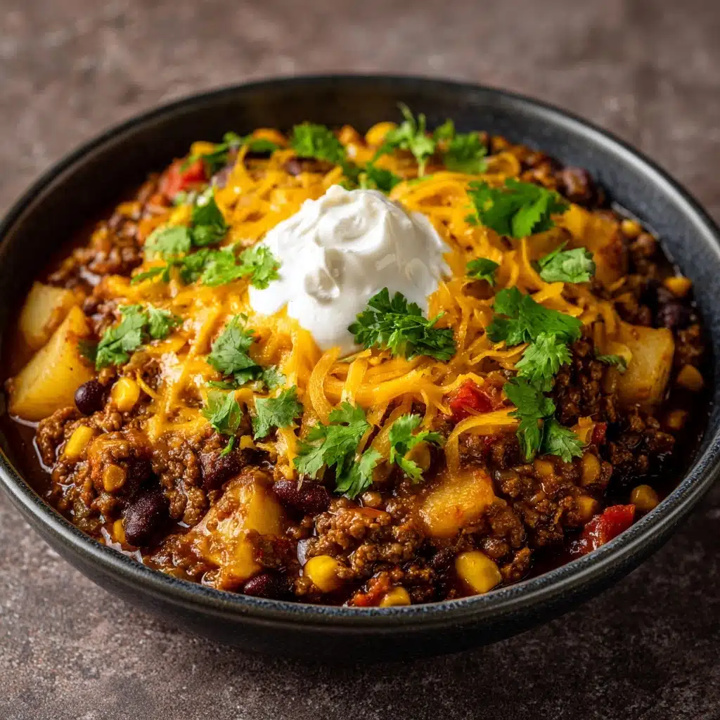 Slow Cooker Cowboy Casserole Recipe - Recipe Image