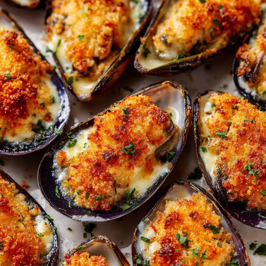 Stuffed Baked Mussels Recipe - Recipe Image