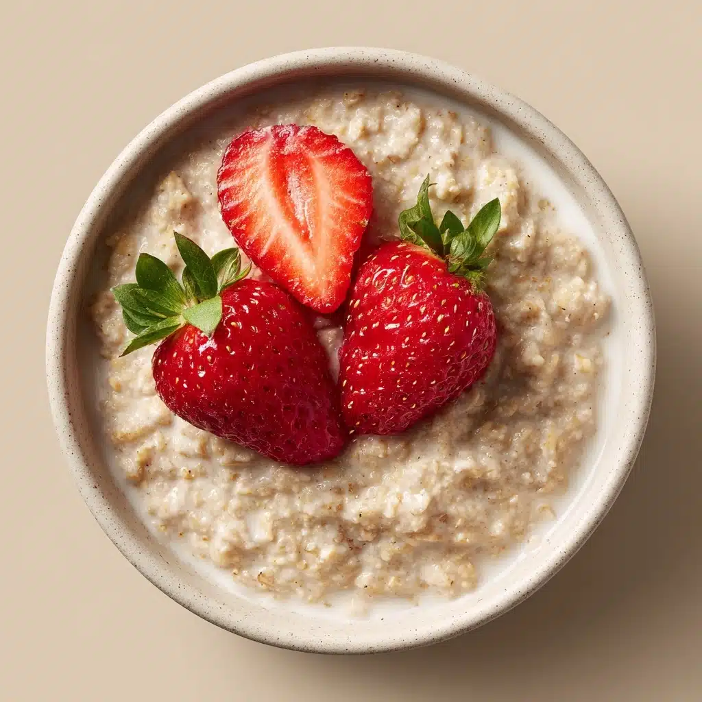 Crock Pot Strawberry and Cream Oatmeal Recipe - Recipe Image