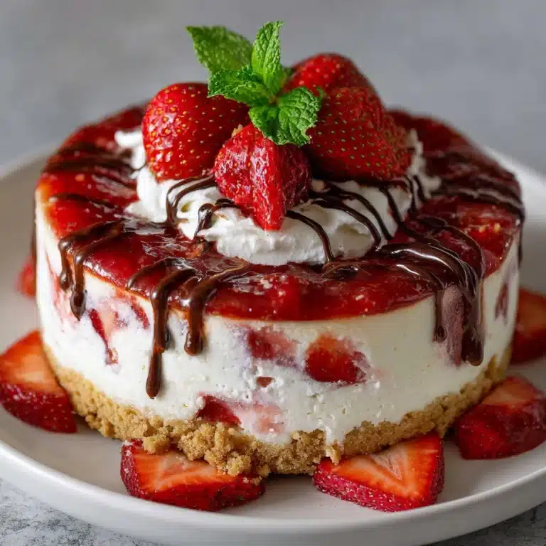 Strawberry Shortcake Cheesecake Recipe