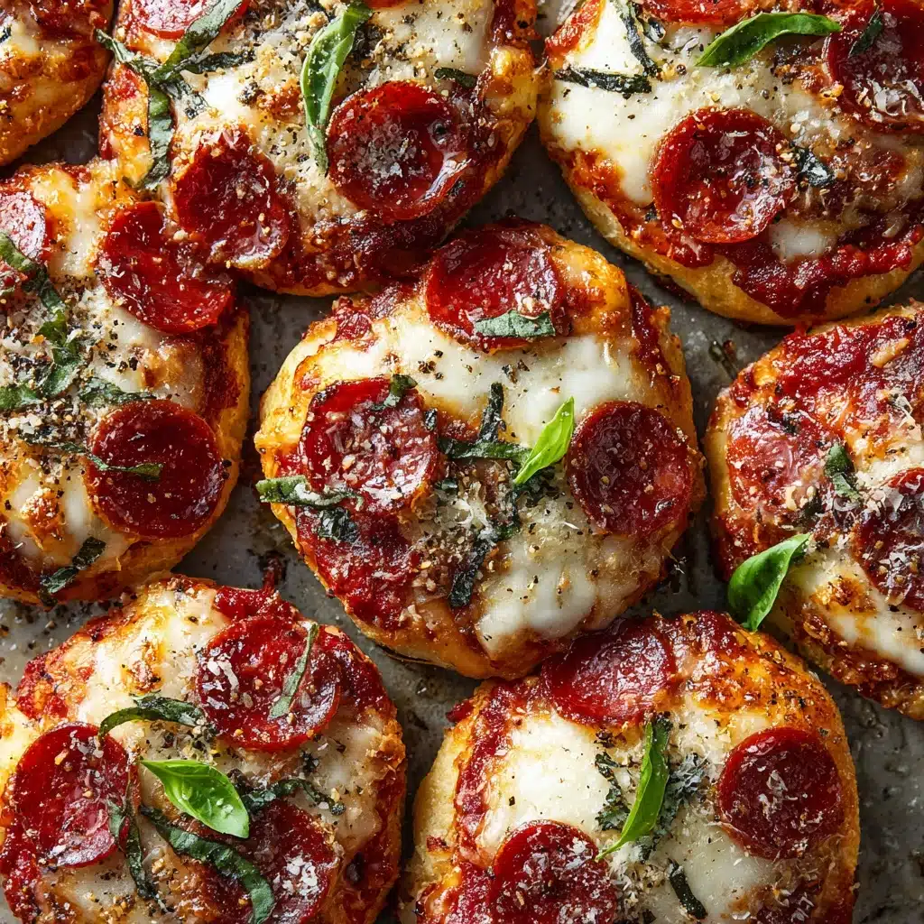 Homemade Mini Pizza Bagel Bites Recipe - Recipe Image