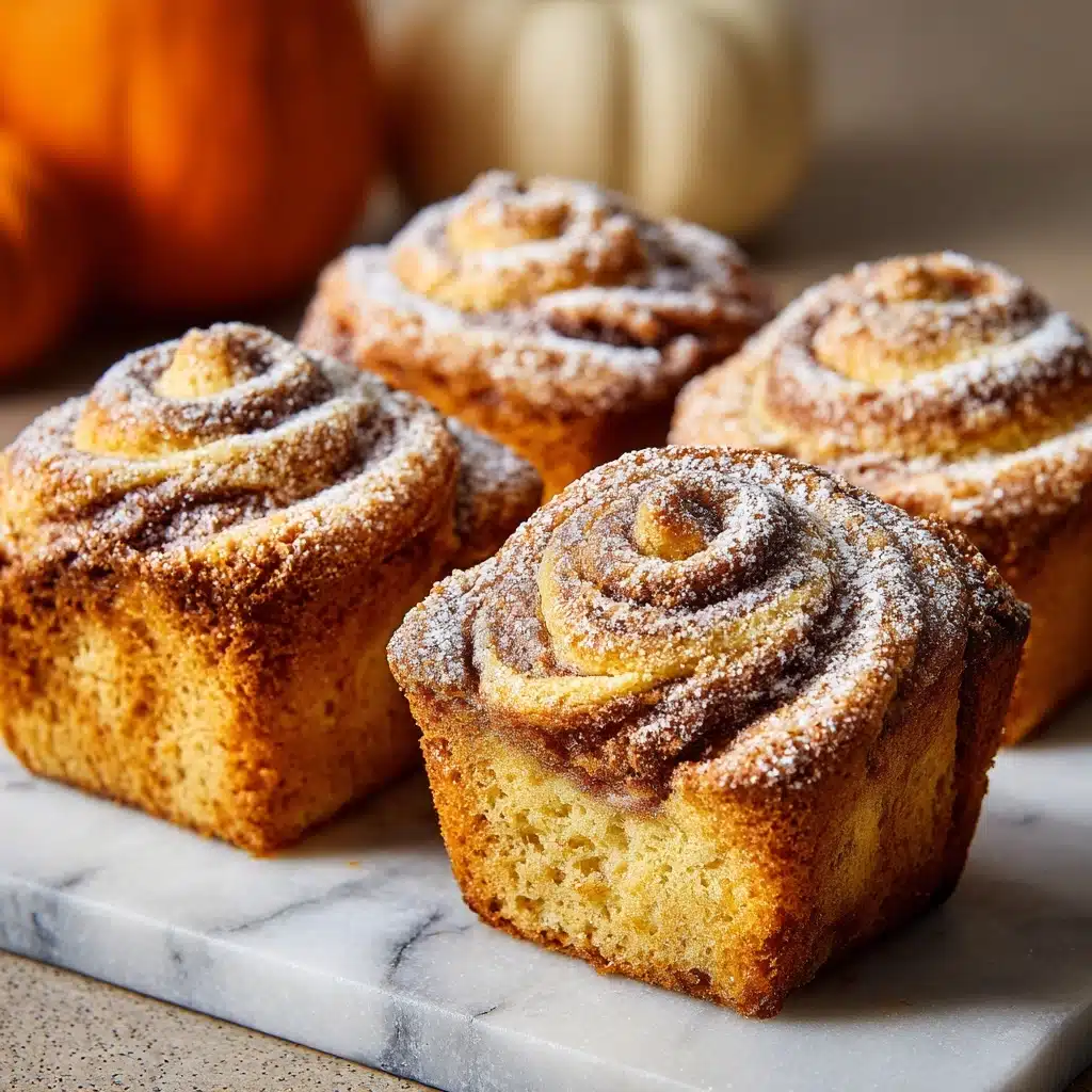 Mini Pumpkin Bread with Cinnamon Swirl Recipe - Recipe Image