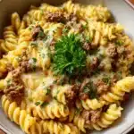 Cheesy Sloppy Cheeseburger Pasta Delight Recipe