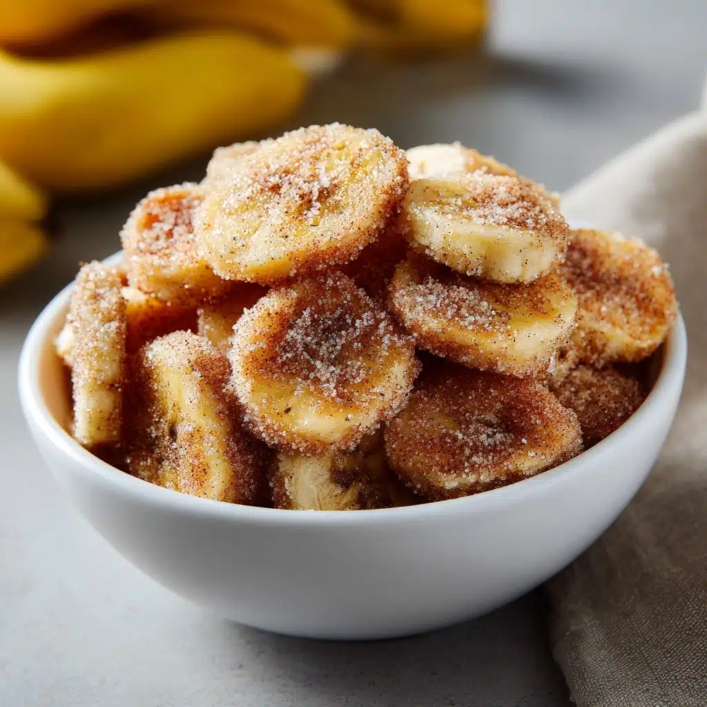 Cinnamon-Sugar Air Fryer Banana Chips Recipe - Recipe Image