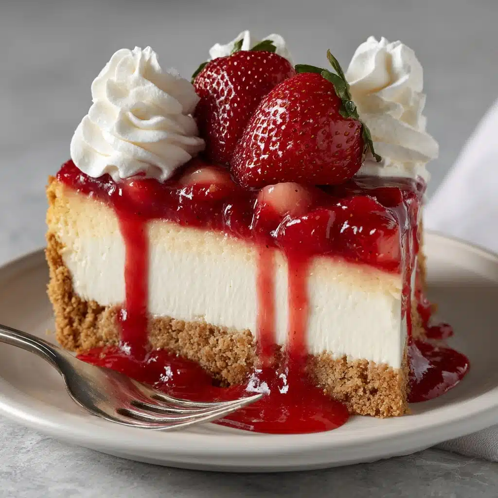 Strawberry Swirl Cheesecake Recipe - Recipe Image