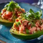 Salmon-Stuffed Avocados Recipe