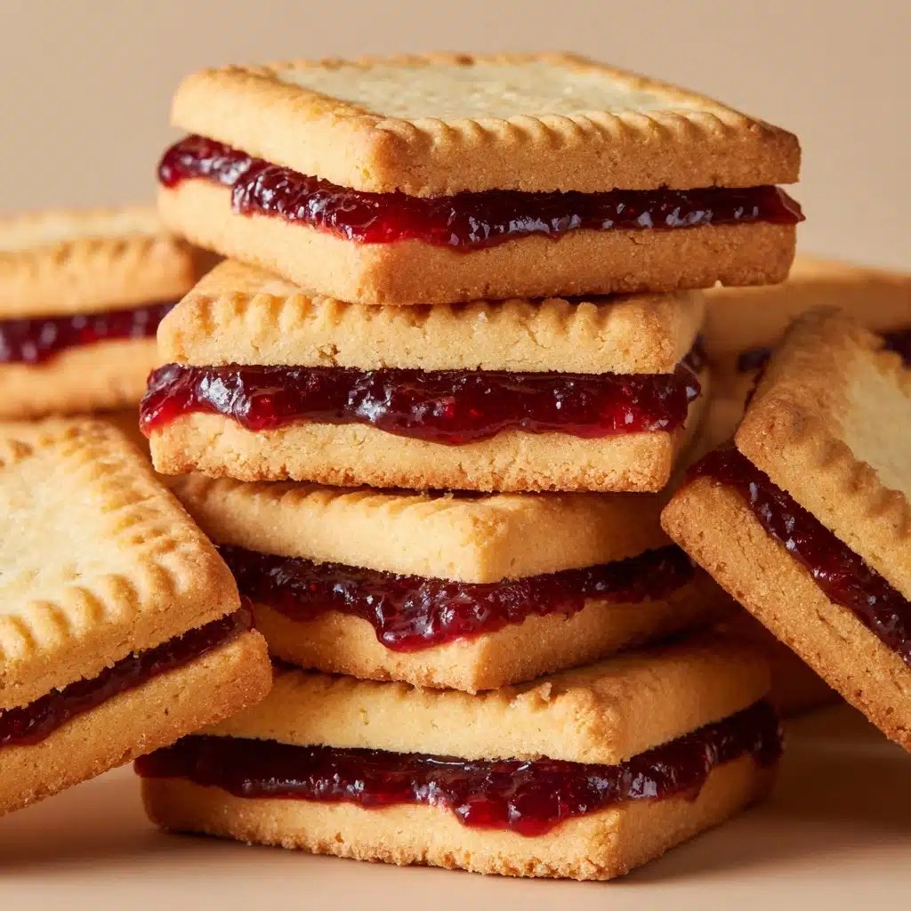 Peanut Butter and Jelly Sandwich Cookies Recipe - Recipe Image