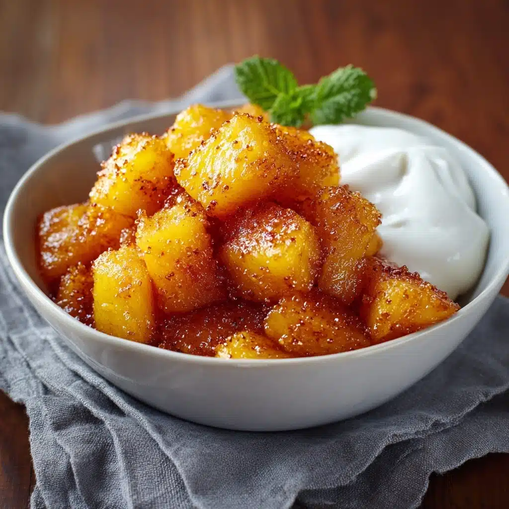**Cinnamon Fried Pineapple** Recipe - Recipe Image