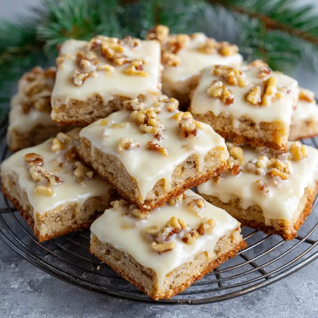 Pecan Sugar Cookies with Brown Butter Icing Recipe
