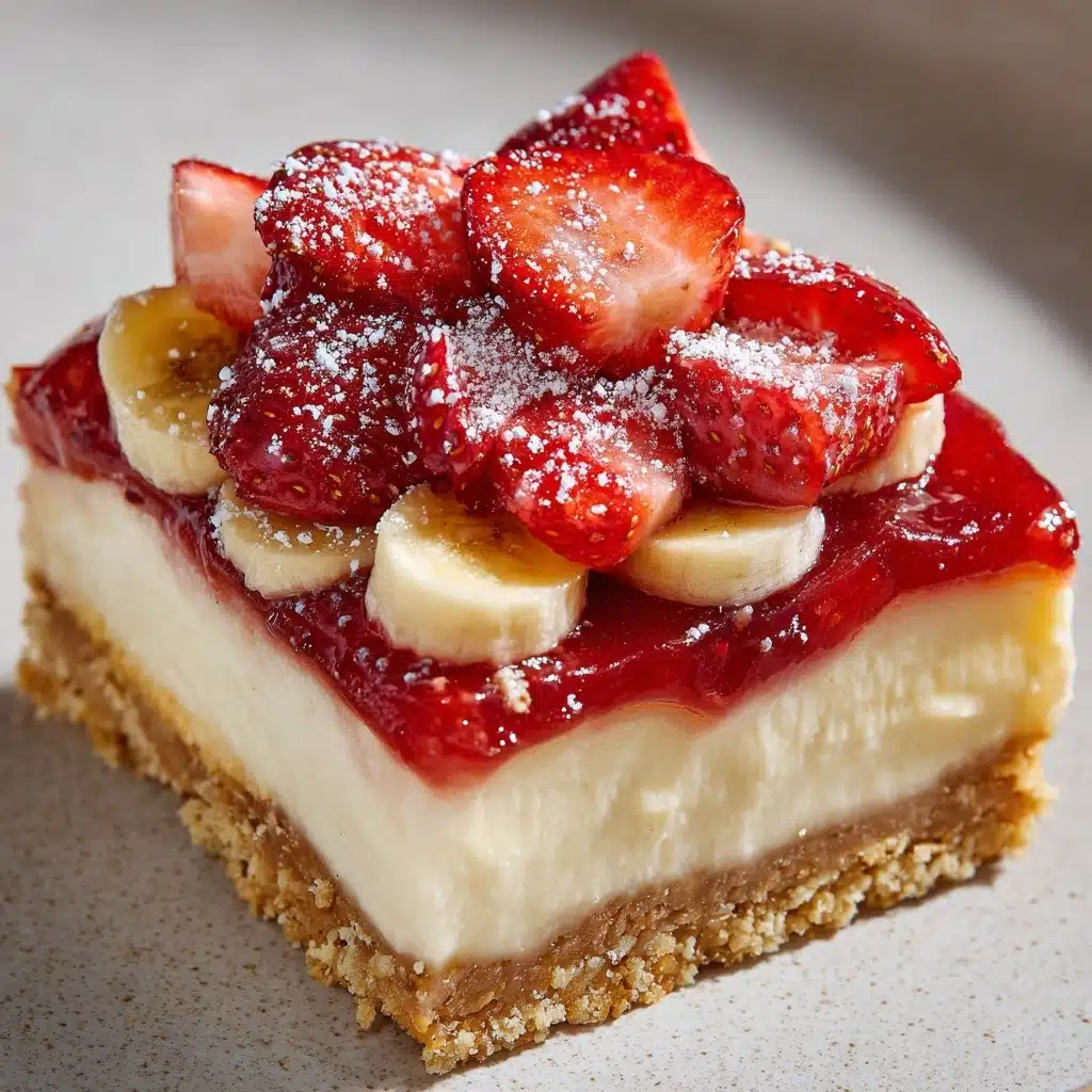 Banana-Strawberry Cheesecake Fantasy Recipe - Recipe Image