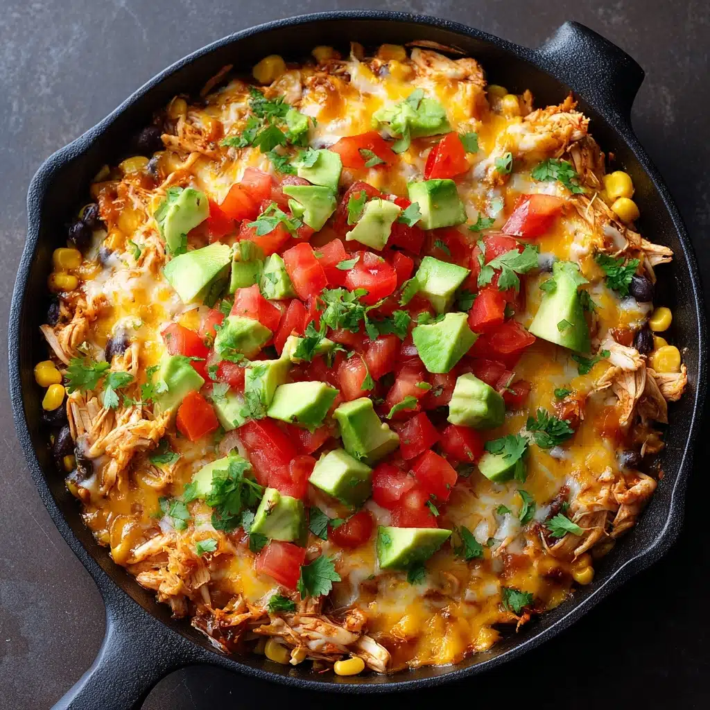 Cheesy Chicken Burrito Skillet Recipe
