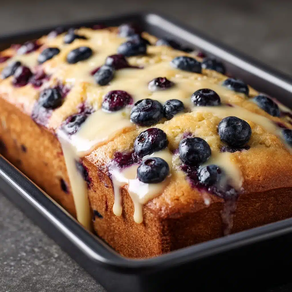 Lemon Blueberry Bread with Lemon Glaze Recipe - Recipe Image