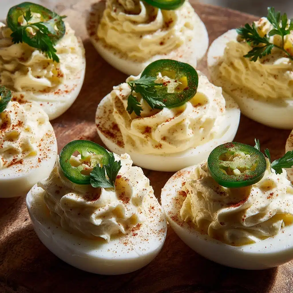 Jalapeño Popper Deviled Eggs Recipe - Recipe Image
