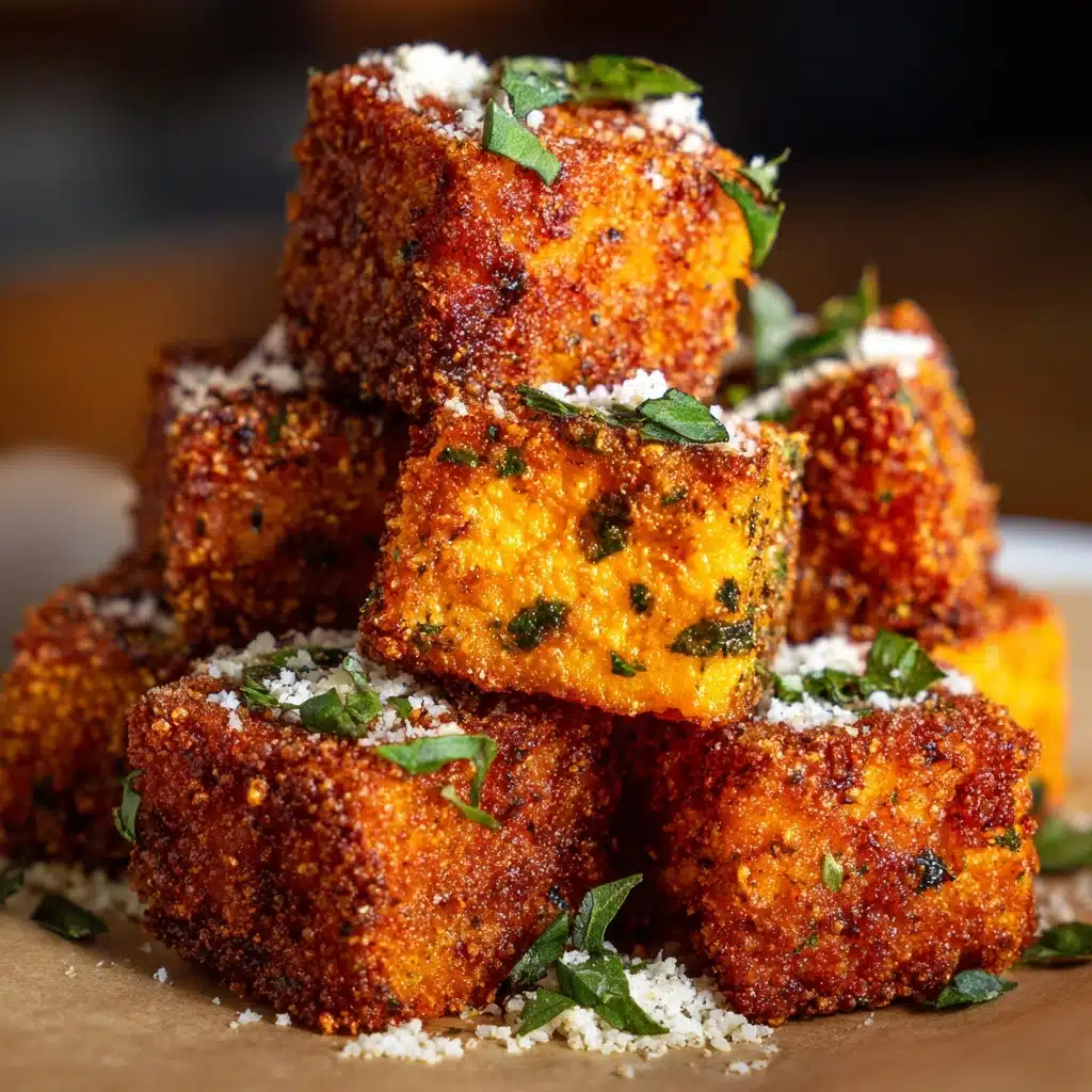 Crispy Cheesy Sweet Potato Bites Recipe - Recipe Image
