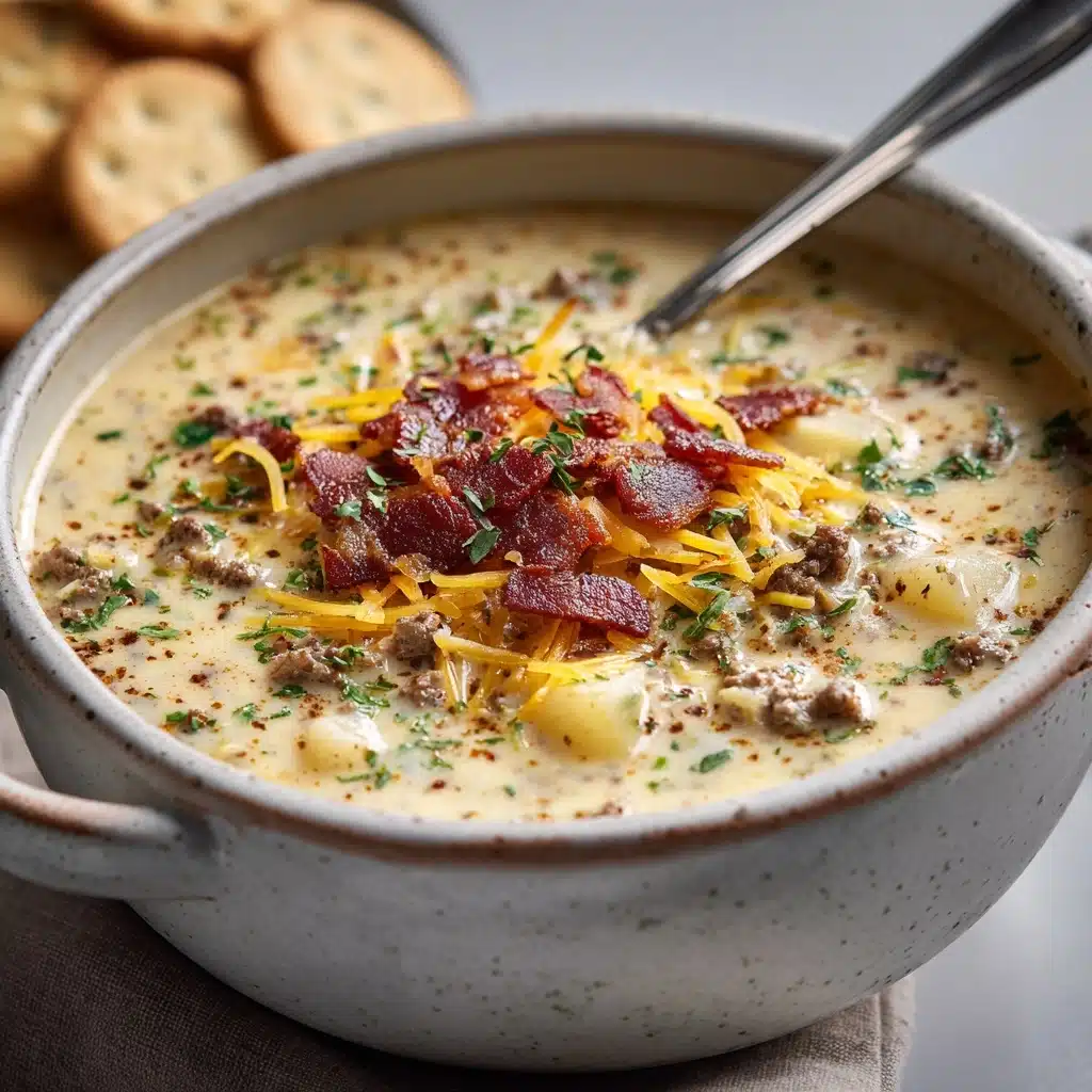 Easy Cheeseburger Soup Recipe