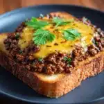 Cheesy Sloppy Joe Toast Recipe