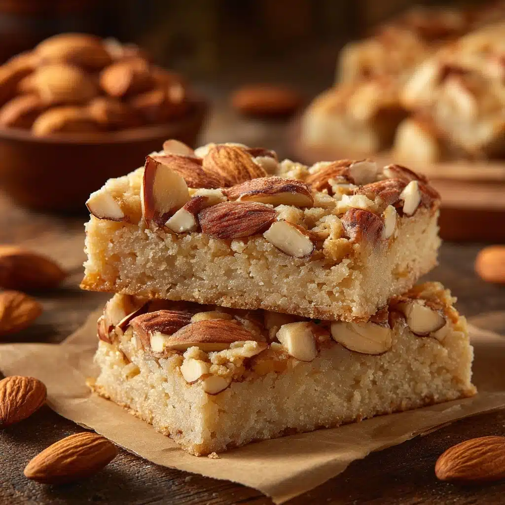 Vegan Almond Croissant Cookie Bars Recipe - Recipe Image