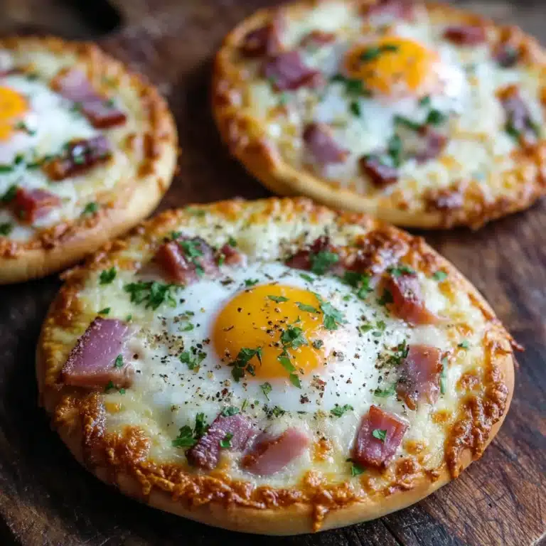 English Muffin Breakfast Pizza Recipe