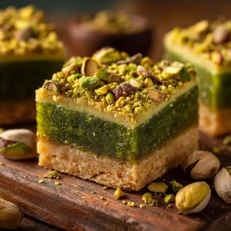 Pistachio Dream Cookie Bars Recipe