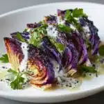 Roasted Cabbage with Creamy Yogurt Sauce Recipe