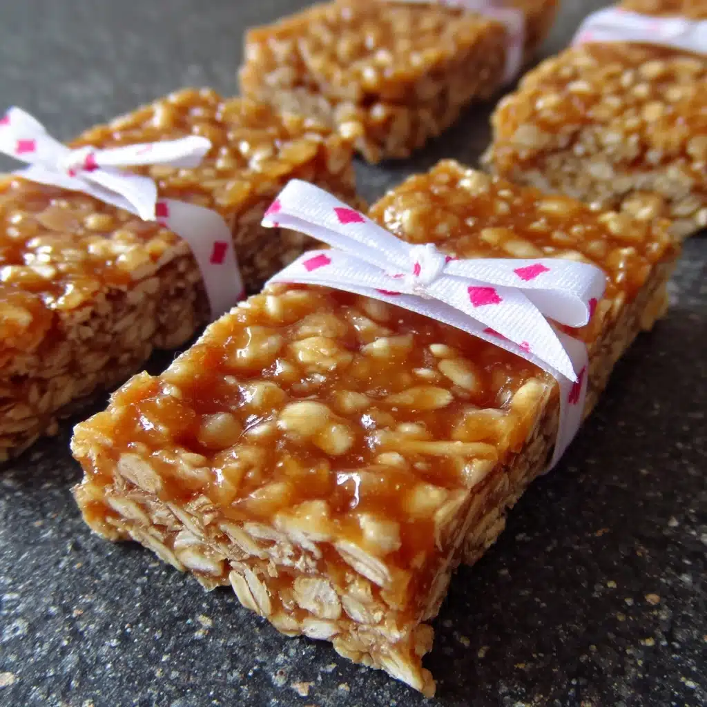 Easiest Microwave Chewy Peanut Butter Granola Bars Recipe
