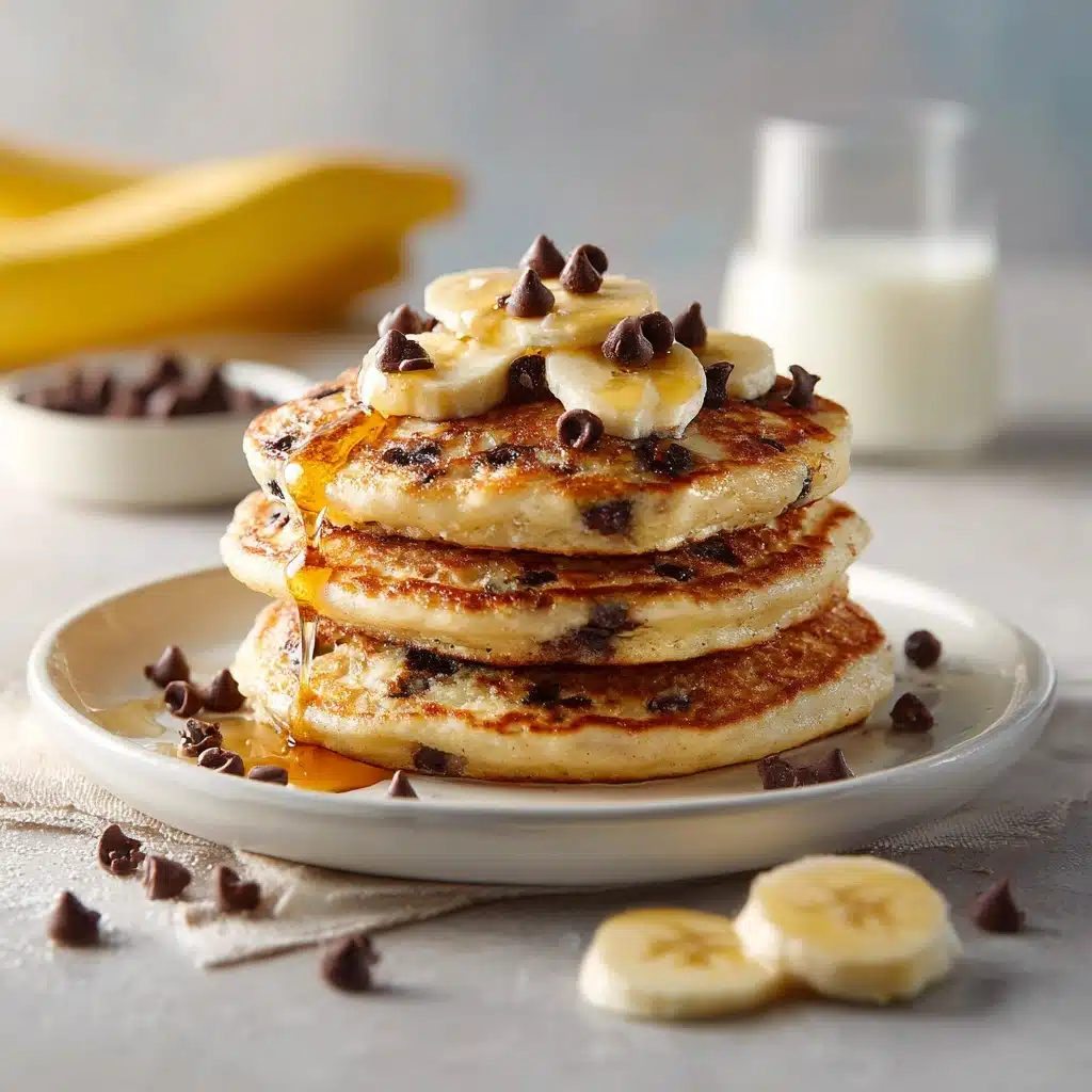 Chocolate Chip Banana Pancakes Recipe - Recipe Image