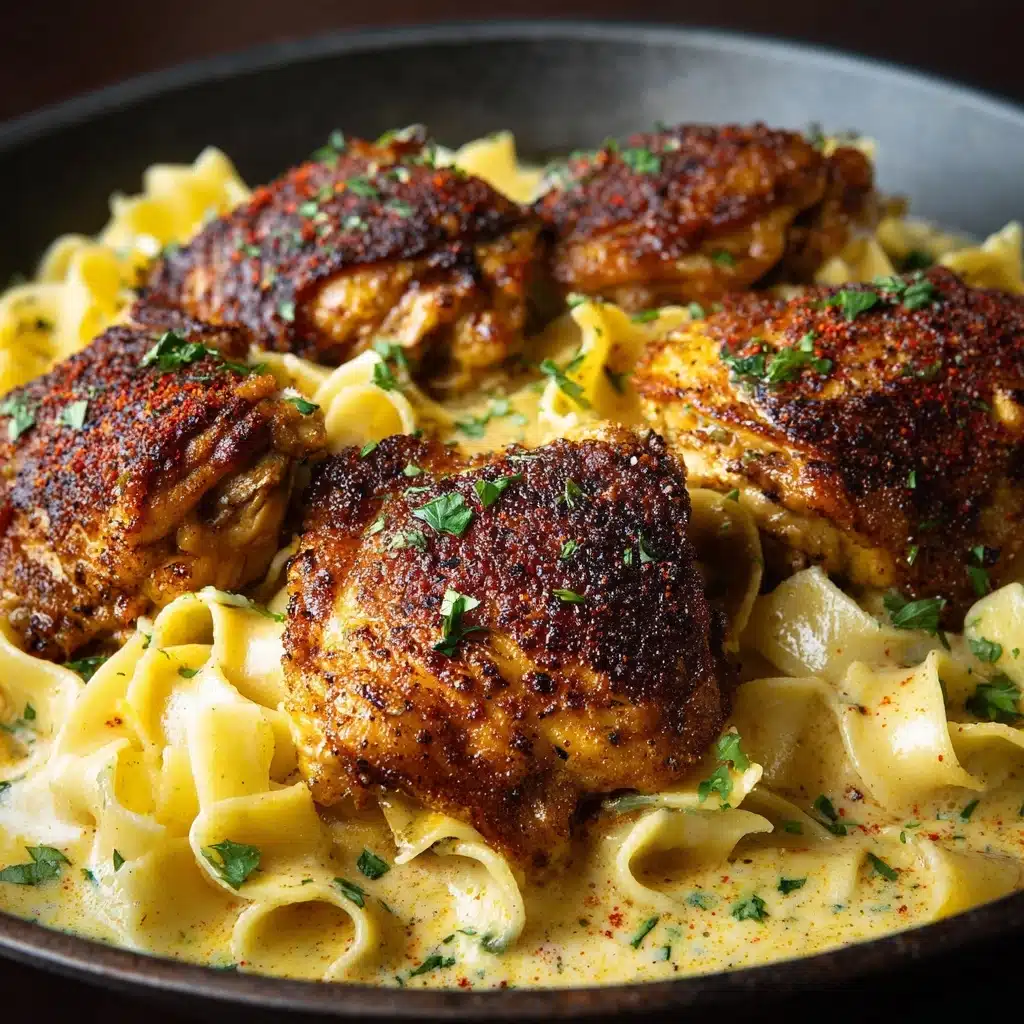 One-Pan Chicken with Buttered Noodles Recipe - Recipe Image
