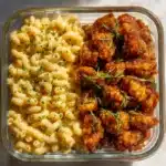 High Protein Honey Garlic Butter Chicken with Mac & Cheese Recipe