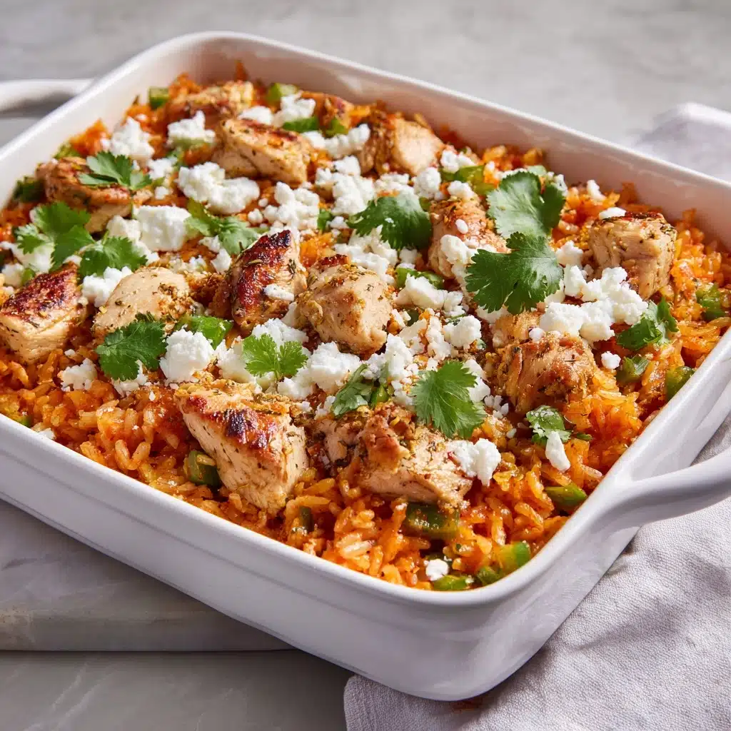 Greek Chicken Orzo Bake Recipe - Recipe Image