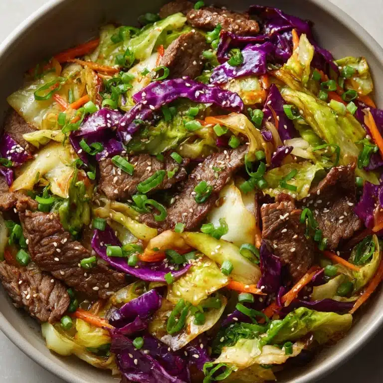 Beef and Cabbage Stir Fry Recipe