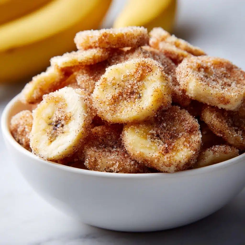 Cinnamon-Sugar Air Fryer Banana Chips Recipe - Recipe Image