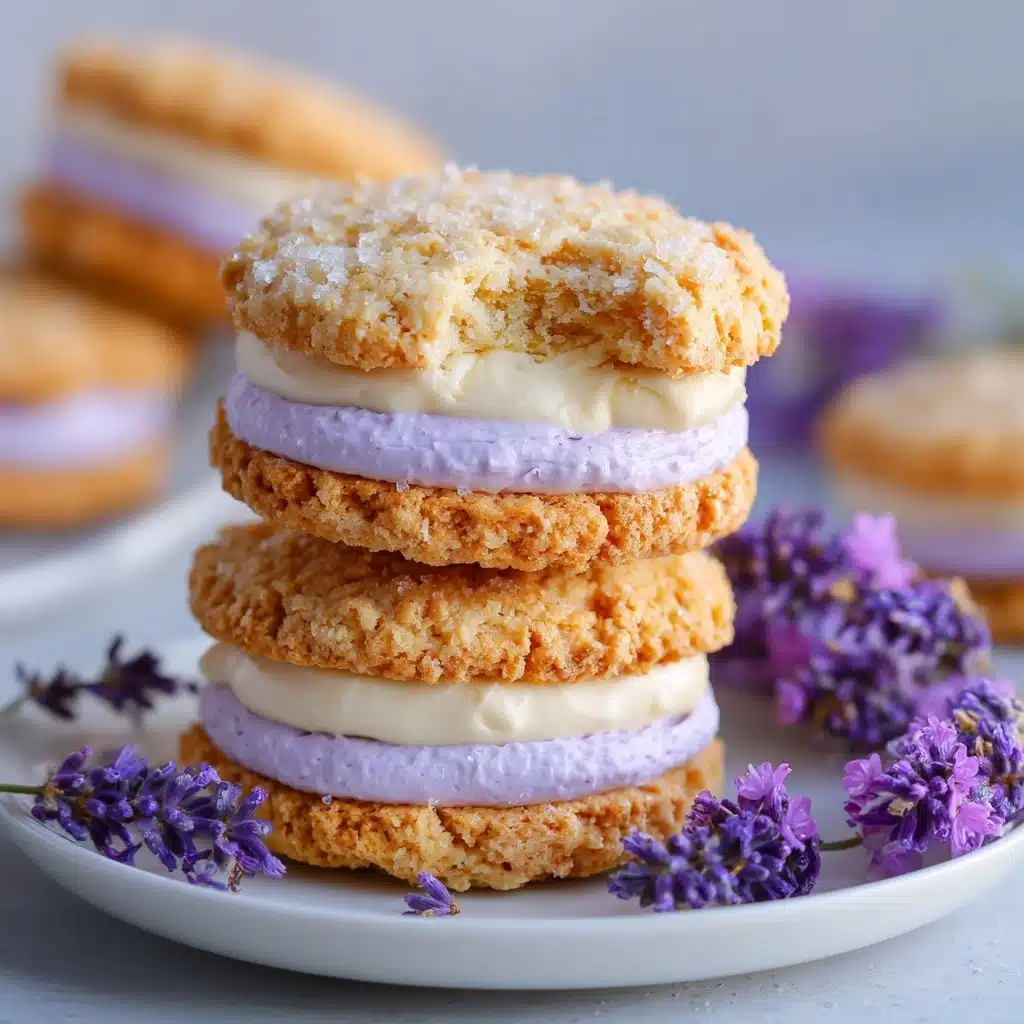 Lemon Lavender Sandwich Cookies Recipe - Recipe Image