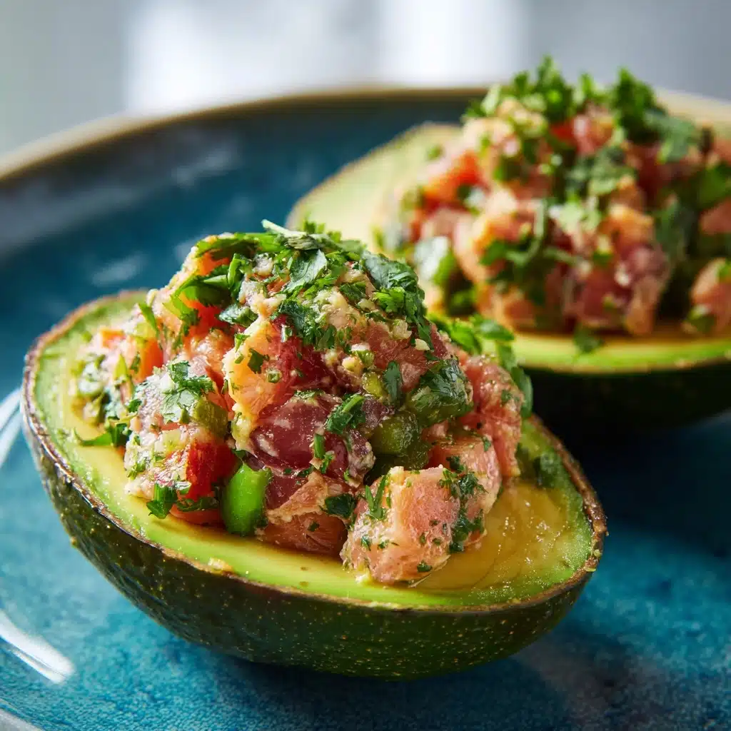 Salmon-Stuffed Avocados Recipe - Recipe Image