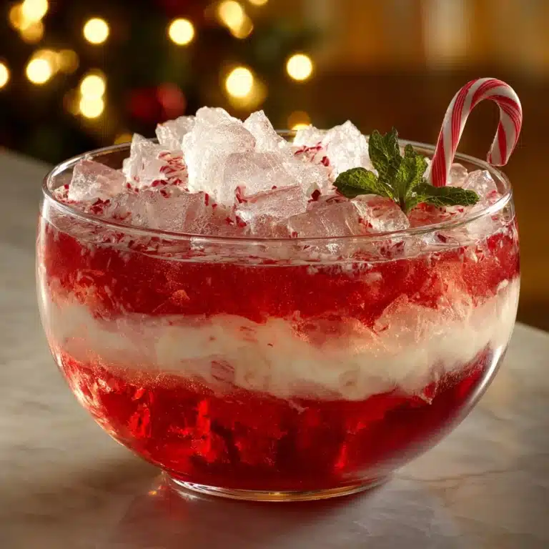 Candy Cane Christmas Punch Recipe