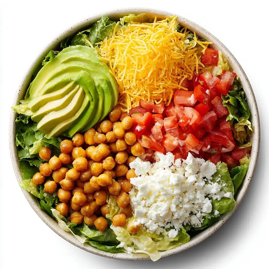 Fresh Chopped Salad with Chickpeas, Feta, and Avocado Recipe - Recipe Image