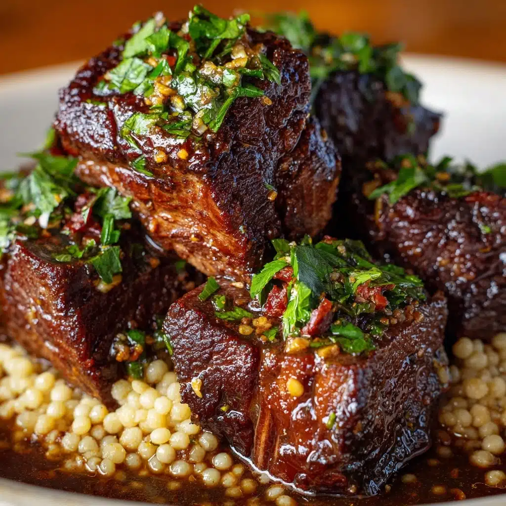 Carolina Mustard BBQ Sauce Instant Pot Beef Short Ribs Recipe - Recipe Image