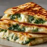 Spinach Feta Quesadillas Recipe